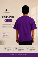 Rich Purple | Oversize T-Shirt | Atarangee