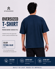 Petrol Blue | Oversize T-Shirt | Atarangee