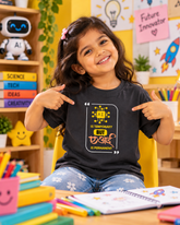 AI Is Temporary But Aai Is Permanent – Kids Marathi T-Shirt | Atarangee