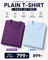 Atarangee Everyday Essentials Combo – Purple & Ice Blue