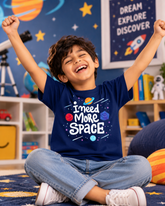 I Need My Space – Space Theme Kids T-Shirt | Atarangee