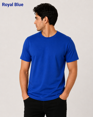 Premium Royal Blue Plain T-Shirt | 180 GSM | 100% Cotton