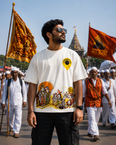 Pandharichi Odh | Premium Marathi Oversized T-Shirt | Atarangee