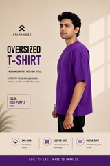 Rich Purple | Oversize T-Shirt | Atarangee