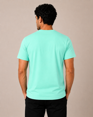 Premium Aquamarine  Plain T-Shirt | 180 GSM | 100% Cotton