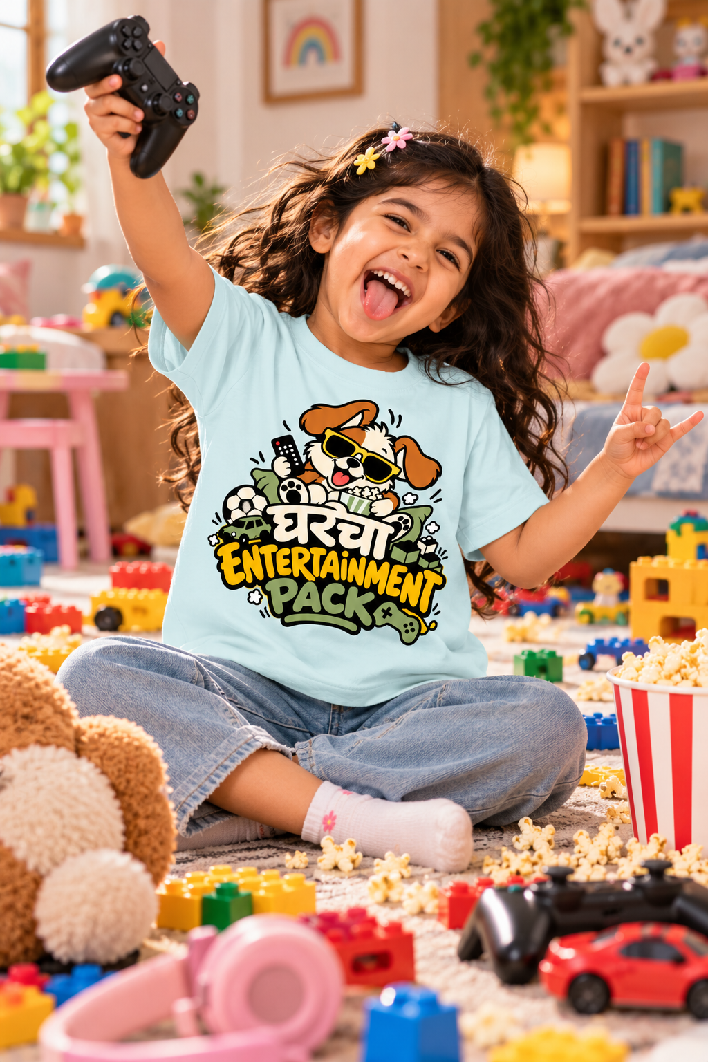 Gharacha Entertainment Pack | Kids T-Shirt | Atarangee