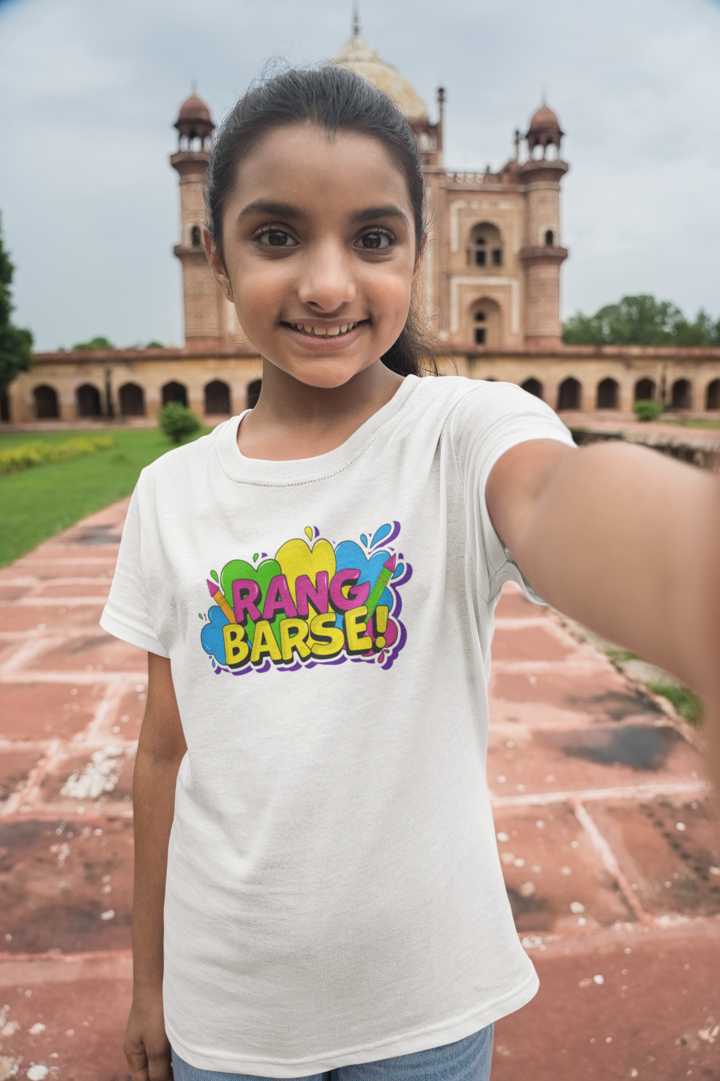 Rang Barse Kids Holi T Shirt