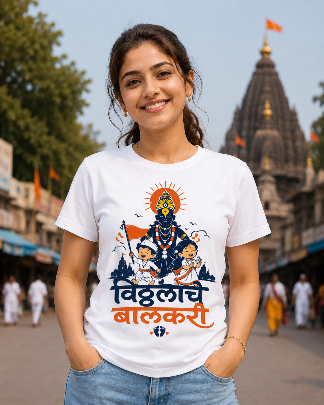 Devotees of Vitthal – Marathi T-Shirt | Unisex | Atarangee
