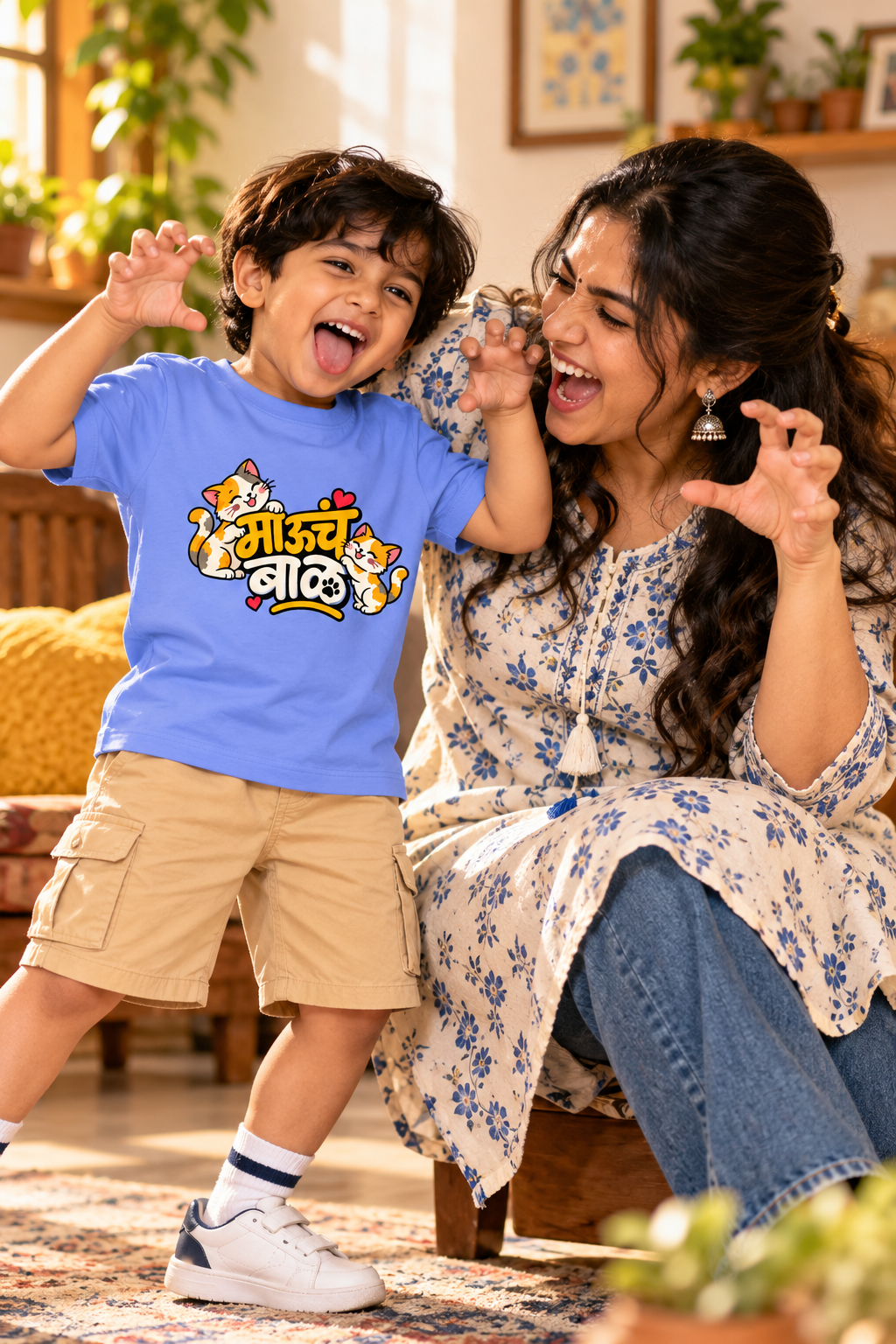 Maaunch Baal | Kids T-Shirt | Atarangee