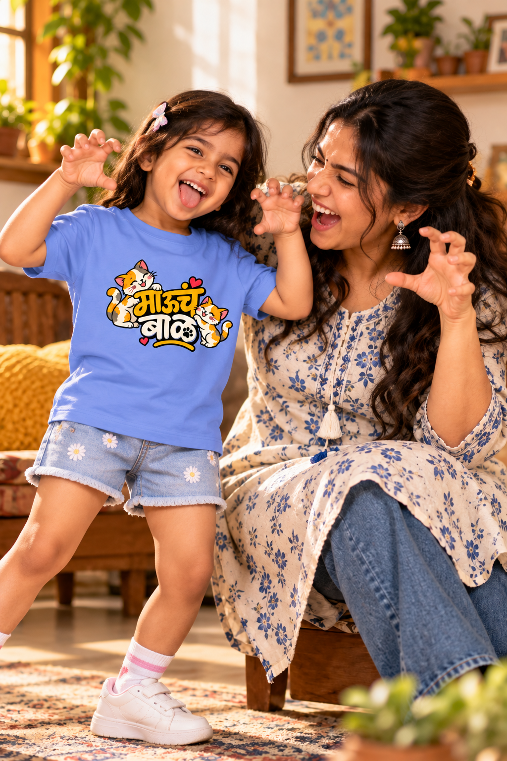 Maaunch Baal | Kids T-Shirt | Atarangee