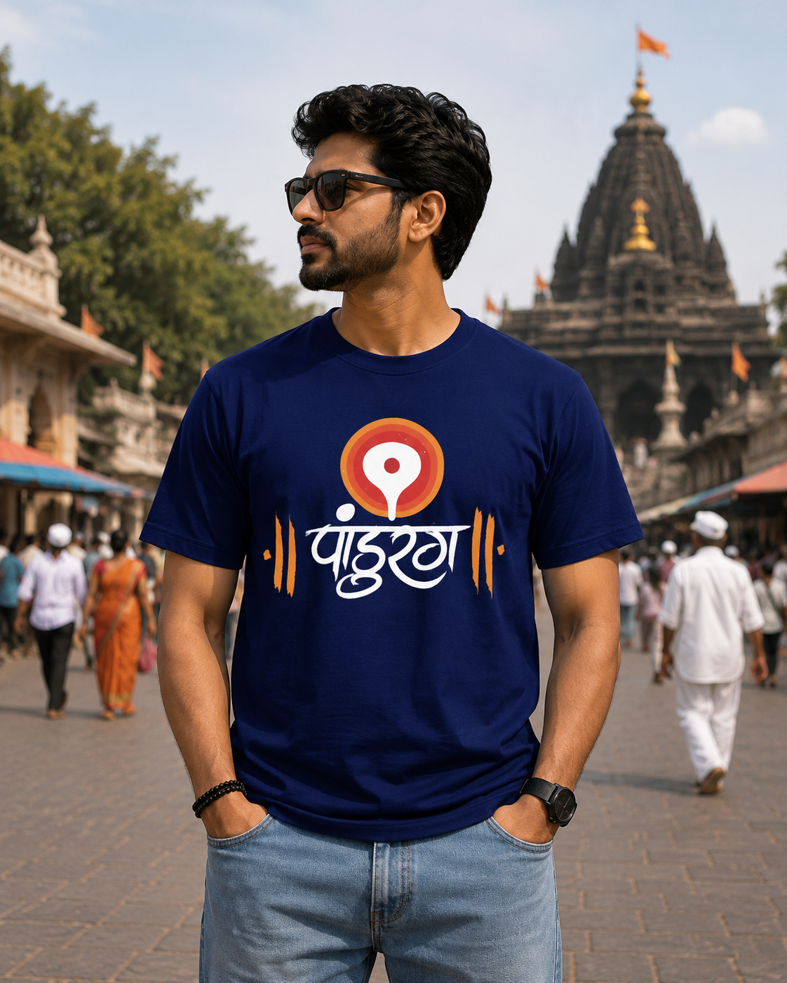 Pandurang – Marathi T-Shirt | Unisex | Atarangee