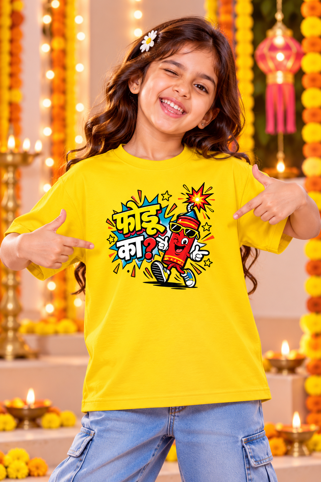Phodu Ka? | Kids Diwali T-Shirt | Atarangee